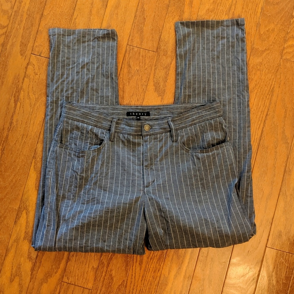 Theory stretchy linen pants!!